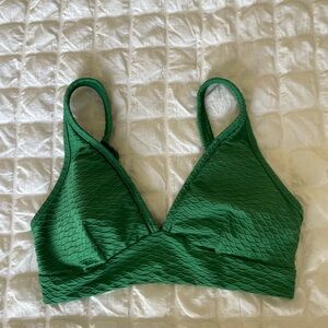 Sea Level Australia Vibrant Green Triangle Swim top